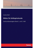 Blätter für Gefängnisskunde