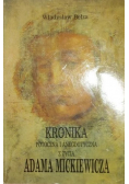Kronika potoczna i anegdotyczna z życia Adama Mickiewicza