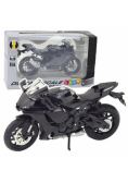 Motocykl metalowy ze światłem i dźwiękiem 1:12
