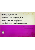 Gamy i pasaże na fortepian 1