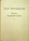Śniadecki Pisma filozoficzne tom 2