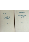 O duchu praw Tom I i II