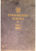Farmakopea polska IV Tom I