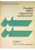 Przegląd metod i algorytmów numerycznych Część  1