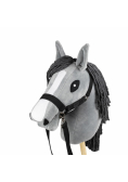 Hobby Horse Skippi. Koń na kiju szary
