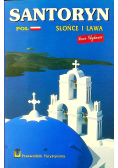 Santoryn Słońce i lawa