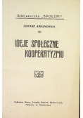 Ideje społeczne kooperatyzmu