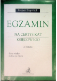 Egzamin na certyfikat księgowego