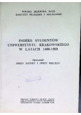 Indeks studentów Uniwersytetu Krakowskiego w latach 1400 - 1500