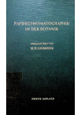 Papierchromatographie in der Botanik