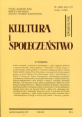 Kultura i społeczeństwo nr 4