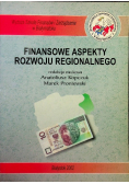 Finansowe aspekty rozwoju regionalnego