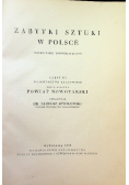 Zabytki Sztuki w Polsce Część III 1938r.