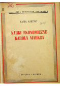 Nauki Ekonomiczne Karola Marksa 1949r