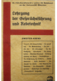 Lehrgang der Befprachsfuhrung und Redetechnik 1931 r.