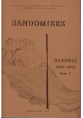 Sandomierz Badania 1969 1973 tom I