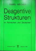 Deagentive Strukturen im Polnischen und Deutschen