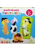 Puzzle do pary Zwierzątka