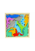 Układanka puzzle drewniane dinozaury