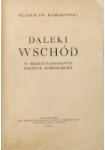 Daleki Wschód w międzynarodowej polityce gospodarczej, 1931 r.