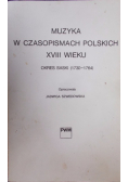 Muzyka W Czasopismach Polskich Xviii Wieku