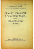 Teksty gwarowe z polskiego Śląska, 1939 r.