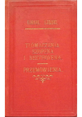 Tłómaczenia Szopena i Beethovena. Przemówienia, 1893 r.