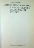 Dzieje budownictwa i architektury na ziemiach Polski Tom I