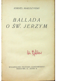 Ballada o Św Jerzym 1928 r.