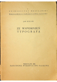 Ze wspomnień typografa