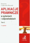 Aplikacje prawnicze w pytaniach i odpowiedziach t.2