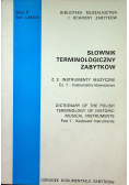 Słownik terminologiczny zabytków tom LXXXVII