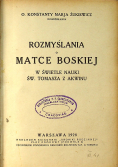 Rozmyślania o Matce Boskiej 1928 r