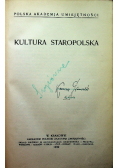 Kultura Staropolska 1932 r.
