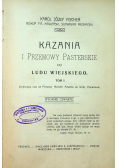 Kazania i przemowy pasterskie tom I 1908 r
