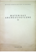 Materiały archeologiczne XX