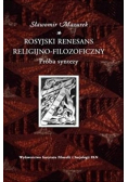 Rosyjski Renesans Religijno Filozoficzny
