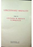 Lekcjonarz mszalny