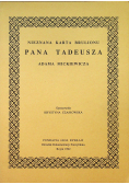 Nieznana karta brulionu pana Tadeusza