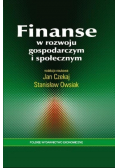 Finanse w rozwoju gospodarczym i społecznym