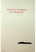Czytanie w mszach za zmarłych