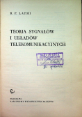 Teoria sygnałów i układów telekomunikacyjnych
