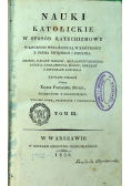 Nauki katolickie w sposób katechizmowy Tom III 1830 r.