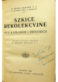 Szkice rekolekcyjne  1934 r