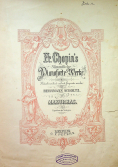 Fr Chopins Sammtliche pianoforte Werke