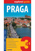 Praga 3w1 przewodnik + atlas + mapa laminowana