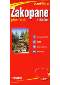 Zakopane i okolice plan miasta 1:15 000