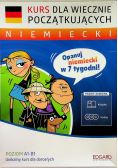 Niemiecki Kurs dla wiecznie początkujących Poziom A1 B1 + 3 CD