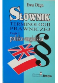 Słownik terminologii prawniczej Część  1