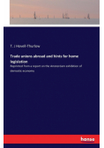 Trade unions abroad and hints for home legislation